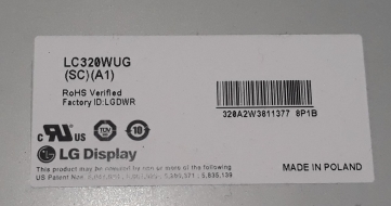 DISPLAY LCD LG 32LD358 LC320WUG USATO